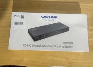 Wavlink USB-C Ultra 5K Universal Docking Station - NEW - Picture 1 of 8