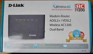 Modem-Router D-LINK DSL-3782 Wireless AC1200 Dual-Band ADSL2+/VDSL2 Sigillato - Foto 1 di 3