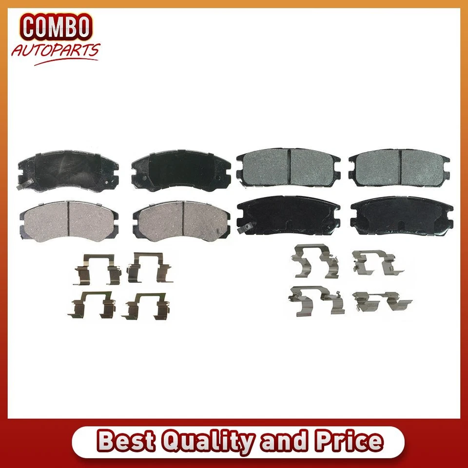 Juego de pastillas de freno de disco delanteras traseras para Isuzu Rodeo 2001-2001 Foto 1 de 4