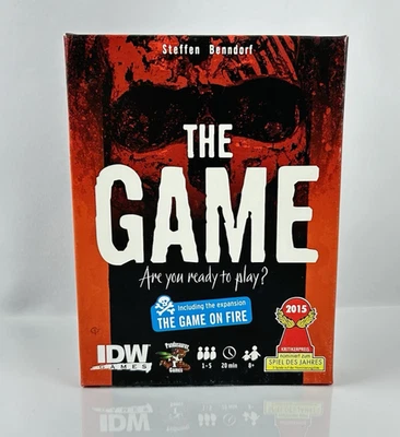 IDW Games "The Game" Card Game by Steffen Banndorf with On Fire Expansion 2015 - Image 1 of 4