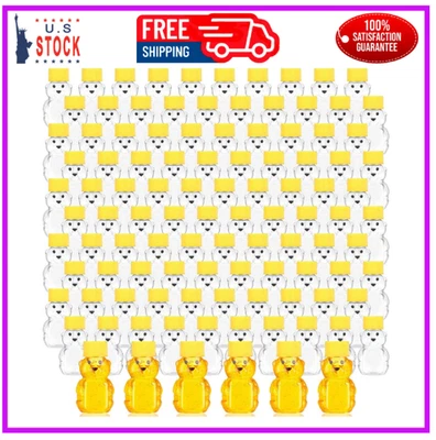 Botella de plástico con forma de oso de miel transparente Ho 96 piezas 2 OZ Foto 1 de 4