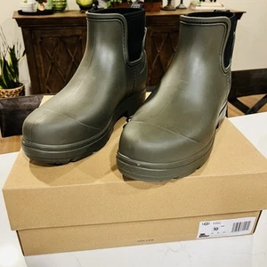 Bota UGG Droplet para mujer al tobillo impermeable sin cordones de goma 10 noche forestal nueva con etiquetas - Imagen 1 de 6