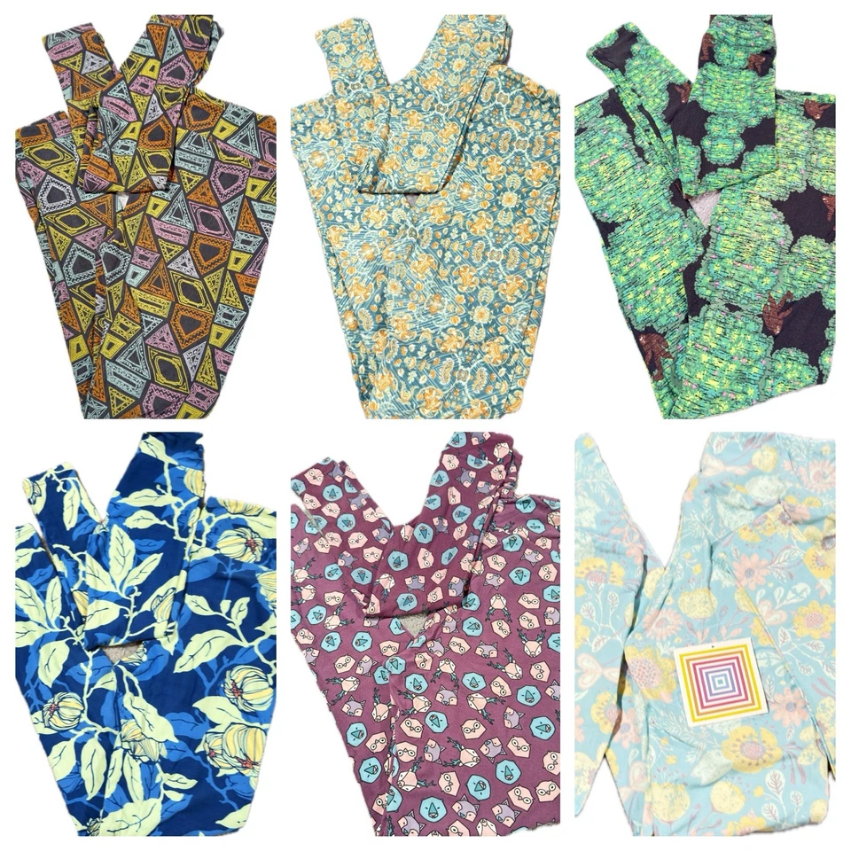 Conjunto de Leggings LulaRoe Mommy and Me Buttery Soft Talla Única OS y S/M ¡Tú eliges! mke Foto 1 de 4