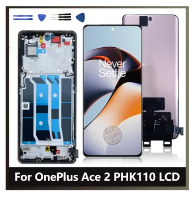 OLED ЖК-дисплей экран сенсорный дигитайзер в сборе + рамка для OnePlus Ace 2 PHK110 - Изображение 1 из 2