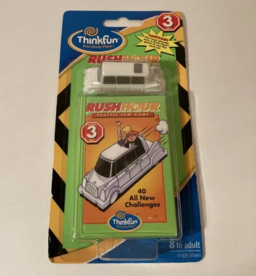 Vintage Rush Hour Traffic Jam Game Puzzle Card Expansion Set 3 Thinkfun 1998 New - Image 1 of 4
