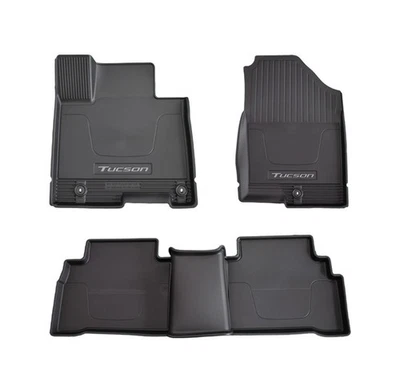 Hyundai Tucson All-Weather Floor Mats Set OEM New Set of 4 Factory (2022-2026) - Image 1 of 4