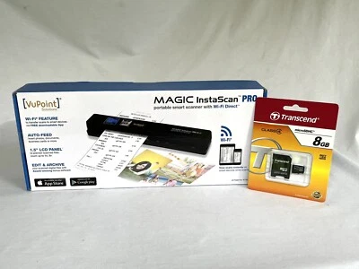 VuPoint Magic InstaScan Pro Wi-Fi Portable Smart Scanner PDSWF-ST48R-VP - NEW - Image 1 of 4