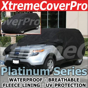 Ford Bronco Sport 2023 2024 CUBIERTA DE COCHE IMPERMEABLE CON BOLSILLO ESPEJO NEGRO - Imagen 1 de 11