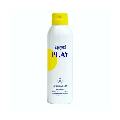 Supergoop FPS 50 com infusão de antioxidantes Body Mist pele sensível vitamina C 6 fl oz - Imagem 1 de 4