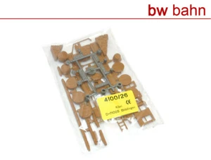 Kibri H0 Kit 4100-26 Barrels, Ladder, Garden Tools, Gutter New - Picture 1 of 3