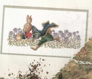 Leisure Arts I'm Late - I'm Late Rabbit einzelnes Kreuzstichmuster - Bild 1 von 2