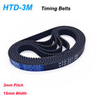 HTD-3M 3mm Pitch Close Loop Synchronous Timing Belt 15mm Width for Pulley CNC 3D