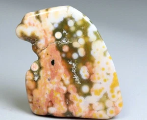 Natural Ocean Jasper Agate Eye Quartz Crystal Stone Pendant Mineral Specimen - Picture 1 of 12