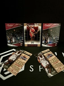 Lebron James Lot - (2) 2014 Prestige Hardcourt Heroes; 2004 Skybox; (2) Bonus - Bild 1 von 2