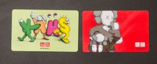 KAWS UNIQLO CLEAN SLATE Graphic Gift Card Set Japan Limited (No Balance Value) 1