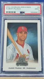 Albert Pujols - 2002 Donruss Diamond Kings PSA 9 - Picture 1 of 2