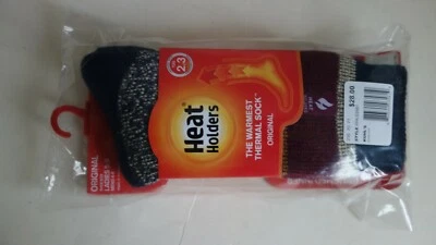 Heat Holders THE WARMEST THERMAL SOCKS ORIGINAL Ladies Shoe Size 5-9 Men 4-8 $28 - Image 1 of 3