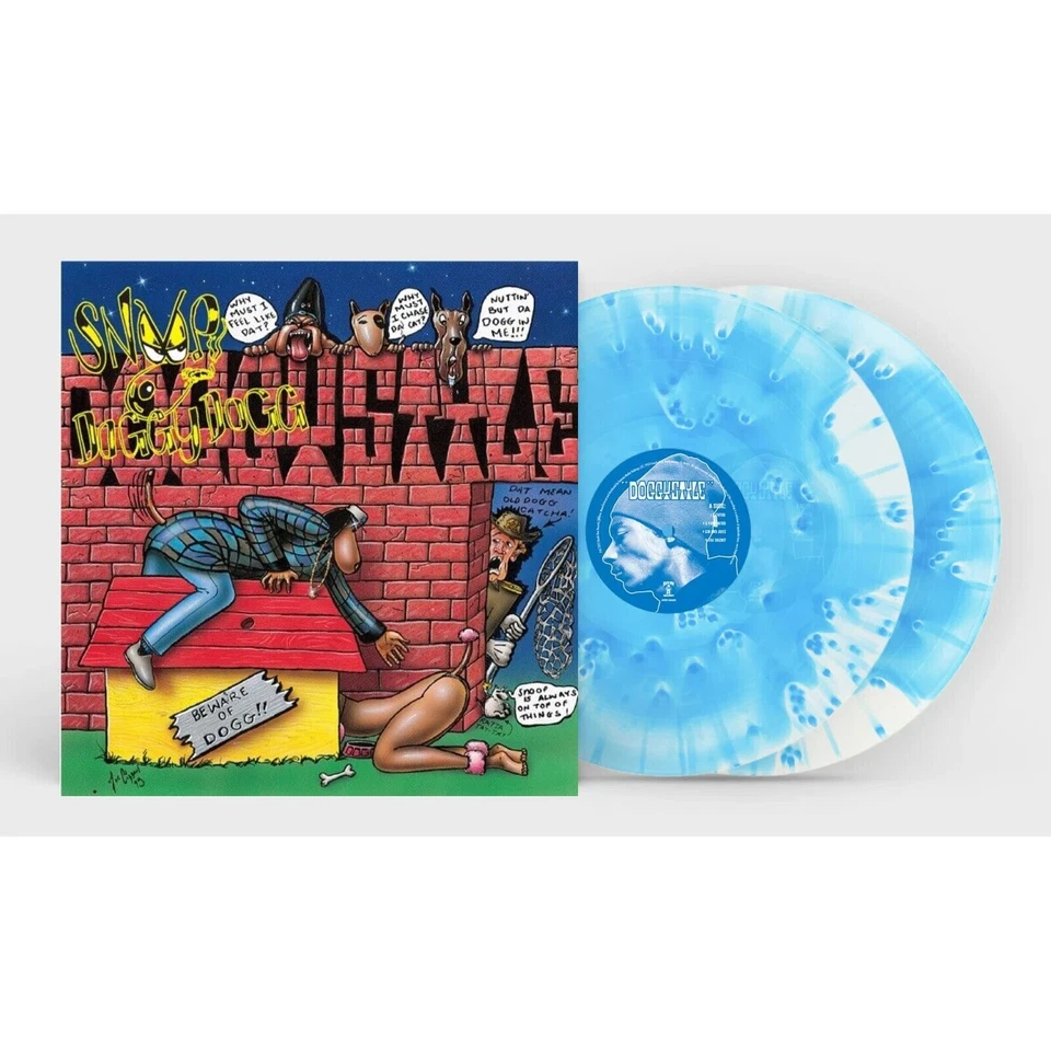 SNOOP DOGGY DOGG DOGGYSTYLE LP НОВЫЙ! ОГРАНИЧЕННЫЙ СИНИЙ ДЫМ ВИНИЛ 1ST GZ ВВЕРХ МОТЫГИ ВНИЗ - Изображение 1 из 1