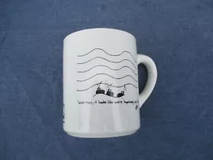 Coffee Mug, Rubes 1980 Signed Leigh, Reads "We are hopelessly lost at C! " - Picture 1 of 8