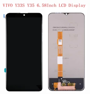 For VIVO Y33s V2109 Y35 2022 LCD Display Touch Screen Digitizer Black 6.58inch - Picture 1 of 1