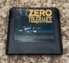 Zero Tolerance Sega Genesis Cartridge Only Authentic Tested Working