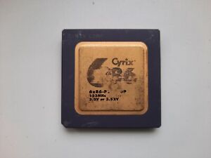 Cyrix 6x86-P166+ GP 133MHz 3,3V or 3,52V 6x86 Vintage CPU GOLD  #2