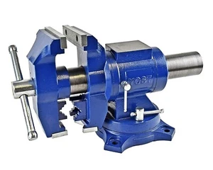 Yost Heavy Duty Bench Vise 750-E 5"  Rotating Head and Body - Picture 1 of 12