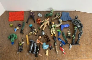 Vintage Current Huge Chap Mei Marvel Gi Joe Action Figure Parts Pieces Heads Set - Picture 1 of 5