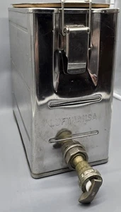 Vintage Lufthansa German Airlines On-Board Beverage Container Stainless Steel - Picture 1 of 17
