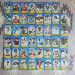 1981 Fleer Star Stickers Lot Of 47 MLB Baseball Cards - Picture 1 of 5