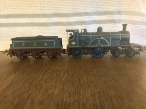 Triang R354 Loco & Tender 4-2-2 Caledonian Railway 123 Blue - OO TESTED - Picture 1 of 13