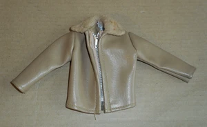 vintage PALITOY ACTION MAN - TANK COMMANDER JACKET light brown with zip - 70s - Picture 1 of 5