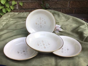 Lenox Glendale X-559 Dessert Bowls 5.5” Sage Gold Detail Vintage Lot Of 4 - Picture 1 of 8