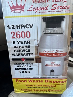 Waste King 2600 Legend Series 1/2 HP - Image 1 of 4