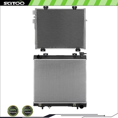 Kit de radiador y condensador de aire acondicionado para Dodge Dakota 2005 2006 07-2011 3,7 L 4,7 L Foto 1 de 4