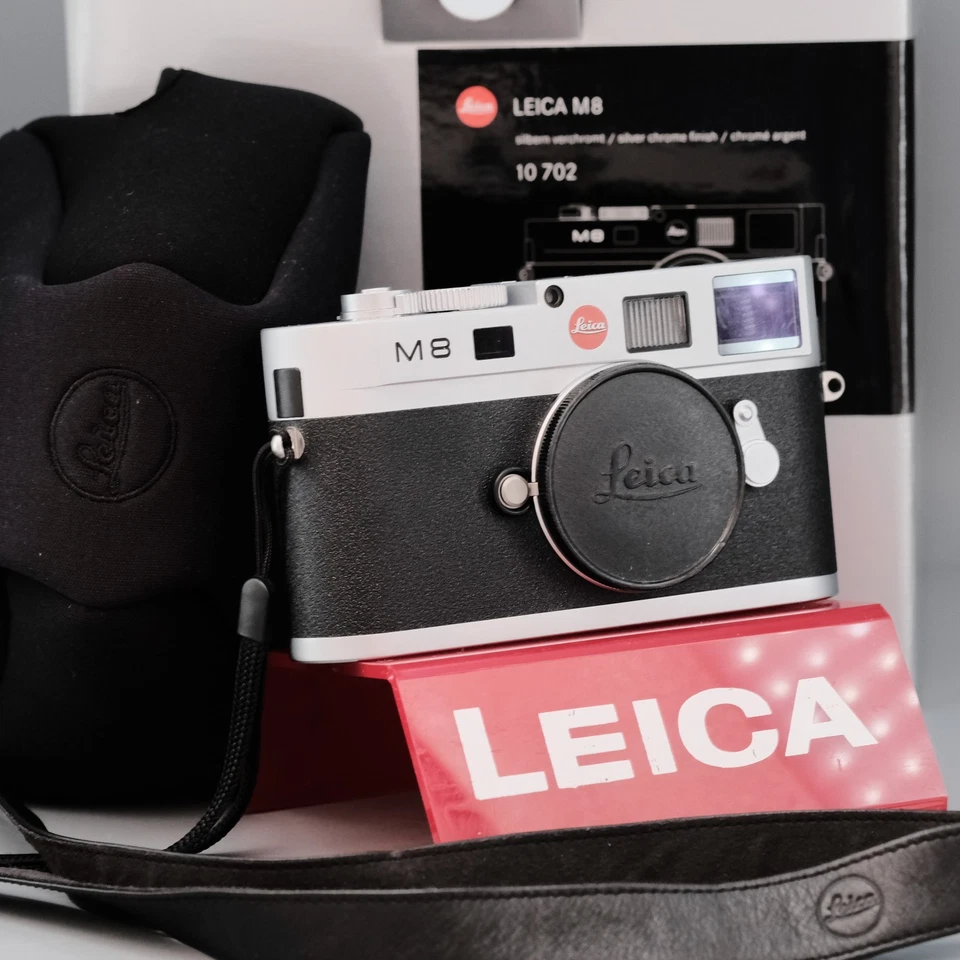 Cámara digital LEICA M8 en caja - obturador 555 ¡SOLO!!!  hecho por LEITZ WETZLAR - Imagen 1 de 4