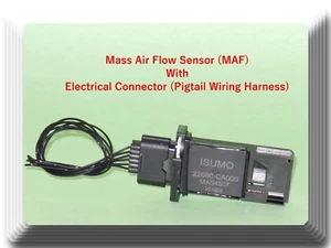 5 Pins Mass Air Flow Sensor W/ Connector Fits: Infiniti Nissan Suzuki Chevrolet - Bild 1 von 14