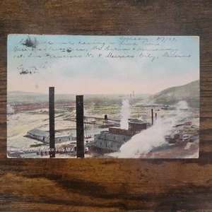 Cartolina antica 1908 Torreon Messico veduta area - Foto 1 di 2