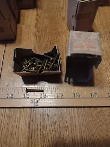 6-32 x 1 "FLAT HEAD MACHINE SCREWS BRASS. QTY: 48. NOS - Picture 1 of 2