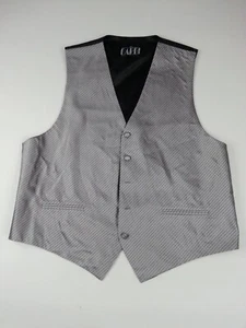 Tuxedo Formal Wear Vest Cardi Size Large Silver Steampunk - Picture 1 of 9