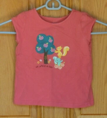 Top manga gorra Sprockets niñas talla 3T terracota Foto 1 de 2