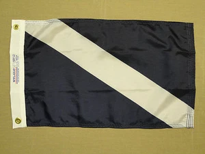 Gast an Bord Indoor Outdoor gefärbte Nylon Boot Flagge Ösen 12" x 18" - Bild 1 von 2