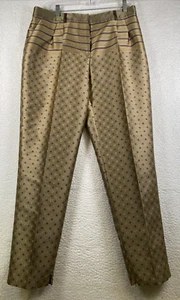 Pantalone donna Alberta Ferretti nuovo con etichetta floreale firmato, Made in Italy, taglia 46 IT - Foto 1 di 19