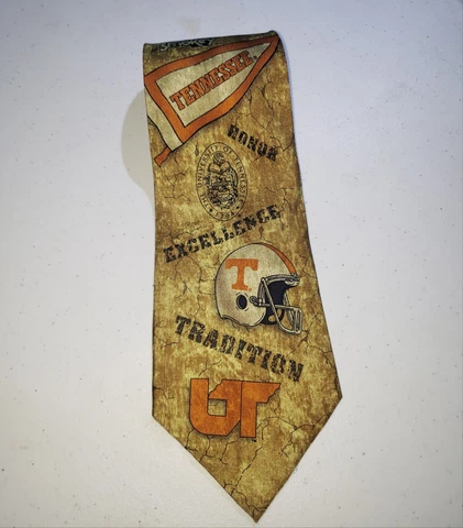 UNIVERSITY OF TENNESSEE VOLUNTEERS 100% SILK TIE Cover