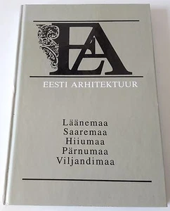 ARCHITEKTUR von ESTLAND. WESTESTLAND - SELTENES BUCH 1996 - Bild 1 von 4