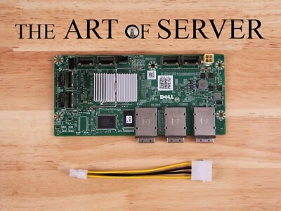 Dell JBOD 24 internal 12 external lane SAS2 6Gbps expander board N4C2D - Image 1 of 4