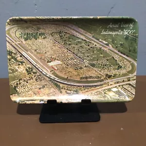 Rare ** Indianapolis Motor Speedway Aerial View Plate 5 1/2” X 4” - Picture 1 of 2