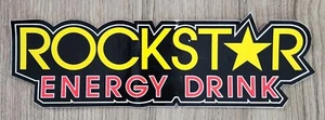 Vintage Unpeeled Large Rockstar Energy Drink 10" x 3" Sticker Scarce - Picture 1 of 2