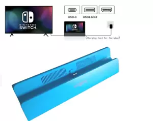 Docking Station For Nintendo Switch & OLED Model, HDMI Adapter Connect to TV US - Picture 1 of 9