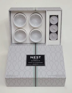 Nest New York Alfresco White Tea & Rosemary Tealight Candle And Holder Gift Set - Picture 1 of 7